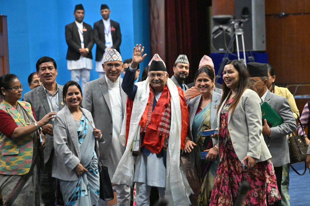 प्रधानमन्त्री ओलीले संसदमा पाए  दुई तिहाइ मत