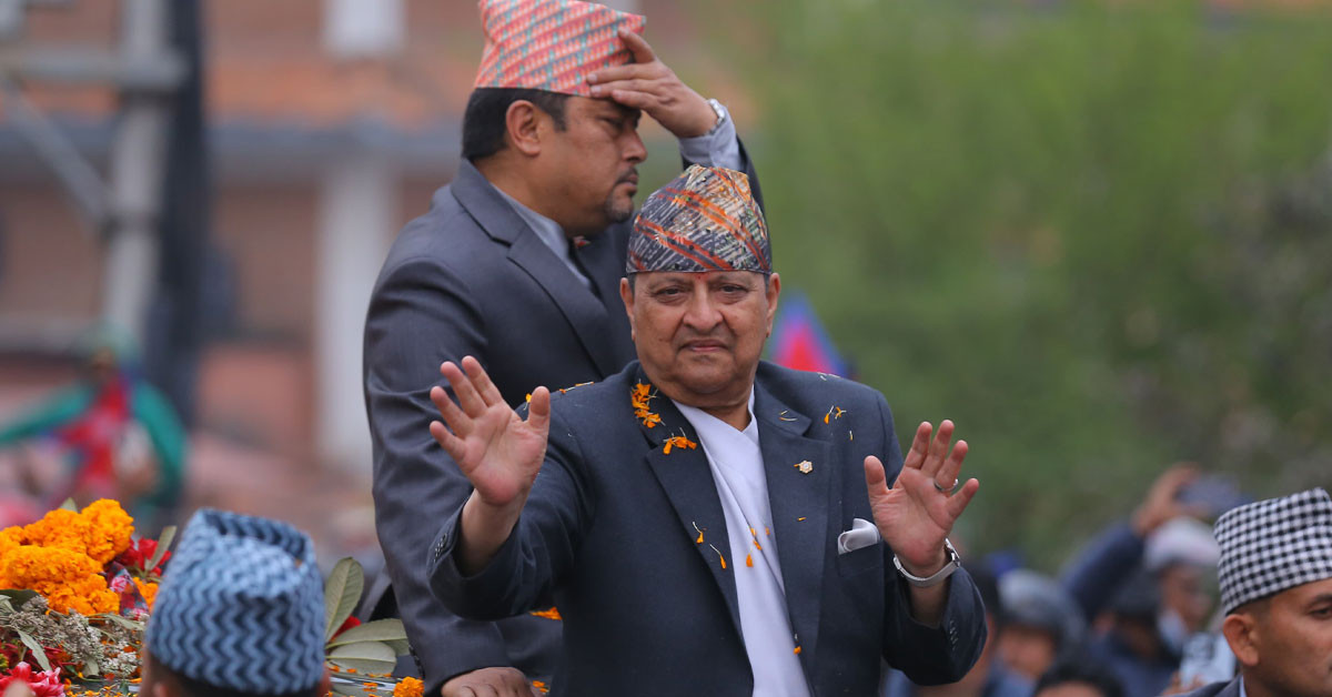 फेरियो पूर्वराजा ज्ञानेन्द्रको सुरक्षा टोली